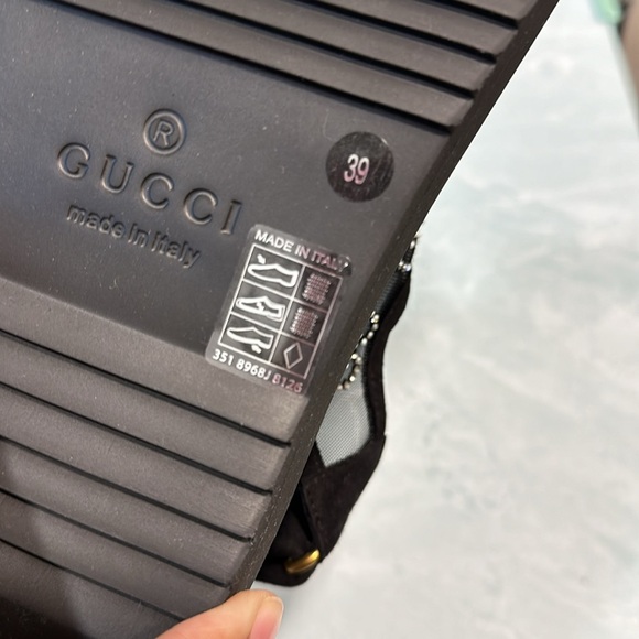 Gucci Dad Style Sandal w/ Crystals Size 8.5 - Picture 13 of 13